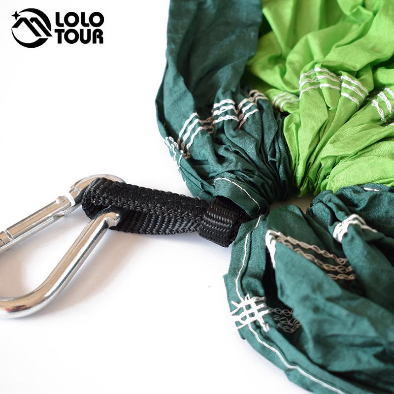 Ngoài Trời Đôi Võng Dù Di Động Vải 2 Người 2 Hamaca Hamak Rede Vườn Treo Ghế Ngủ Du Lịch Đầm Hamac