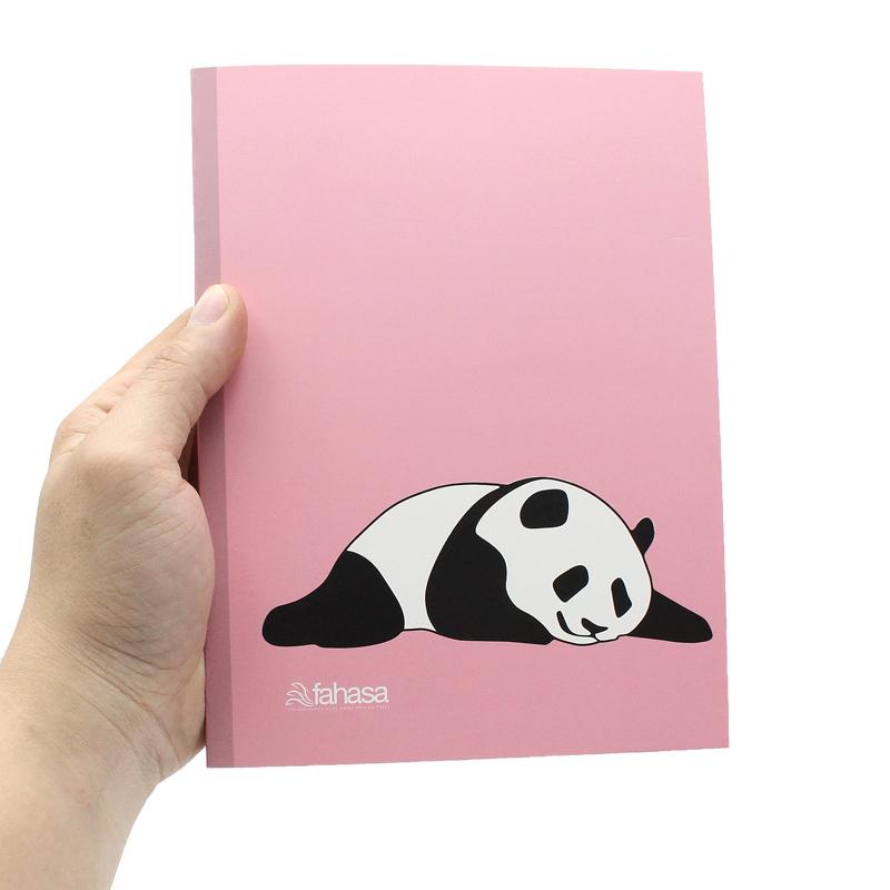 Combo 10 Tập Học Sinh Cute Panda - Miền Nam - 4 Ô Ly - 200 Trang 80gsm - Fahasa 02 - Tặng Nhãn Vở Kèm Sticker