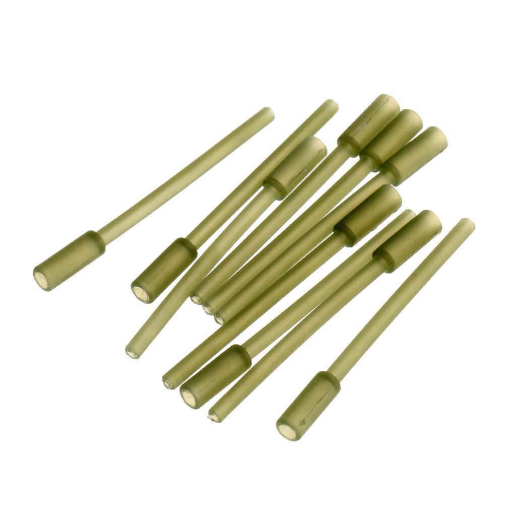 10/20/30pcs Angling Supplies Plastic Inline Carp Coarse Lead Mould Inserts Tubes 60mm