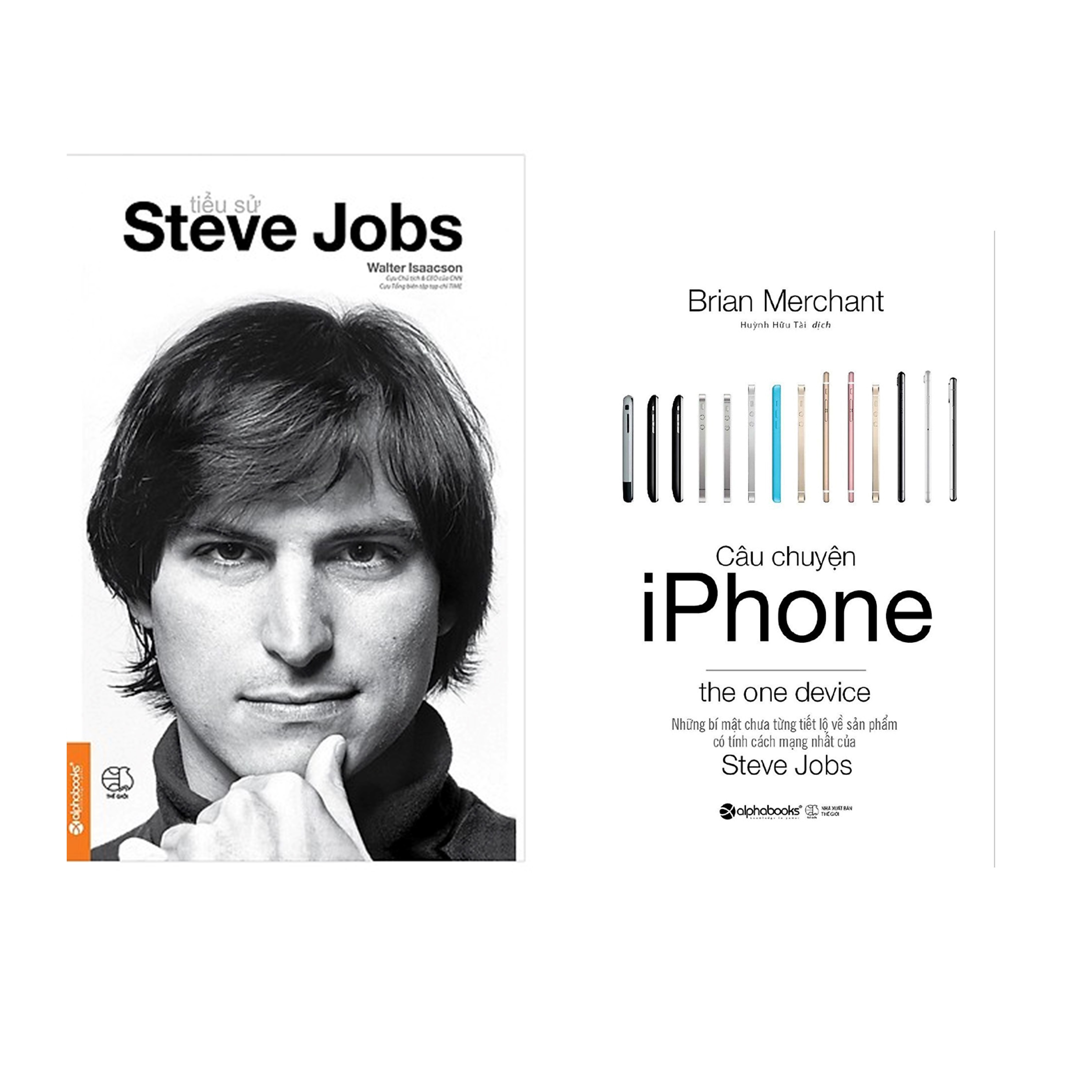 + Combo Sách Kĩ Năng Kinh Doanh: Tiểu Sử Steve Jobs  + Câu Chuyện Iphone