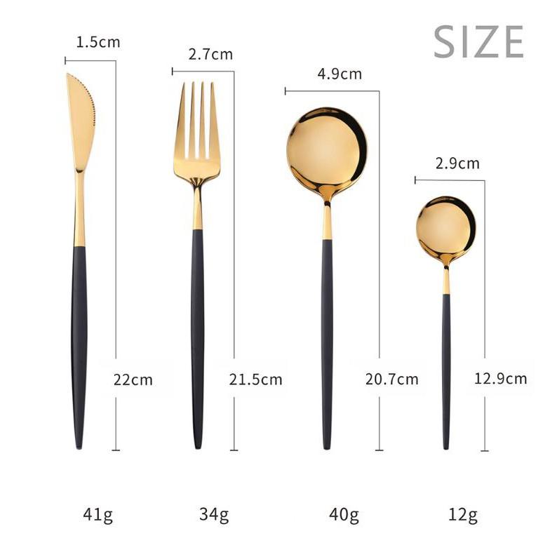 Hộp set muỗng nĩa dao Cullery Set Lux304 cao cấp - SKy