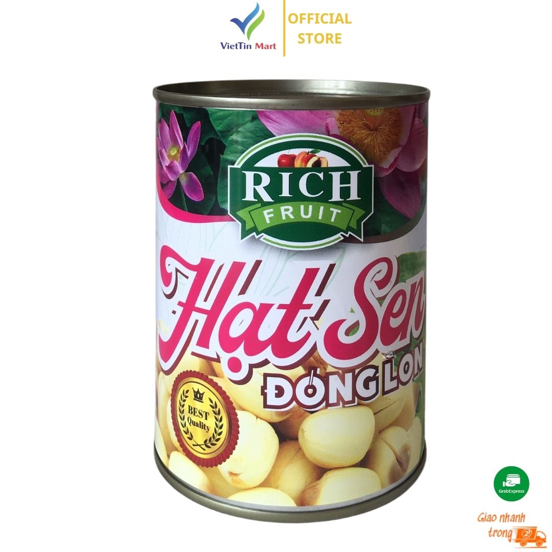 Hạt Sen Đóng Lon RICH FRUIT 565g