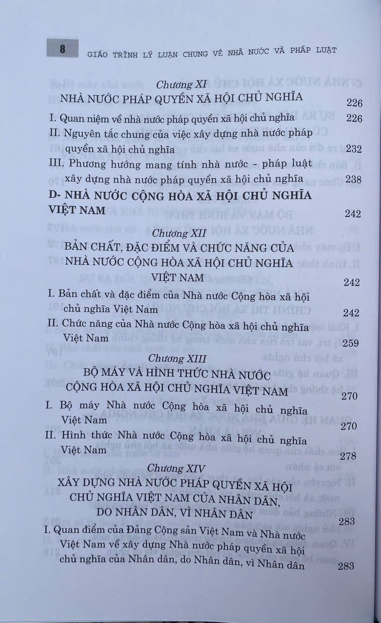 Giáo Trình Lý Luận Chung Về Nhà Nước Và Pháp Luật  ( Dành Cho Đào Tạo Đại Học, Sau Đại Học Và Trên Đại Học Ngành Luật )