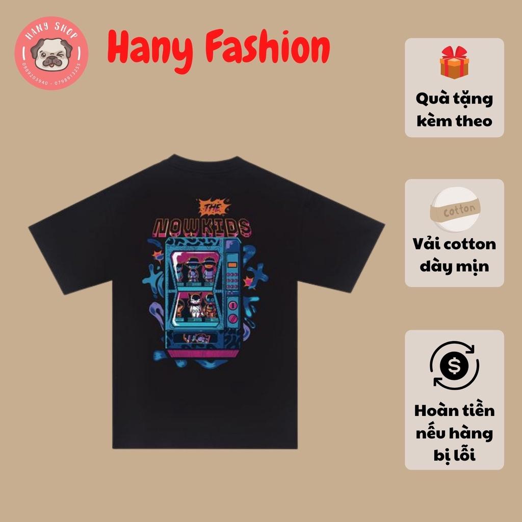 Áo thun unisex tay lỡ NOW VENDING MACHINE || Hany shop