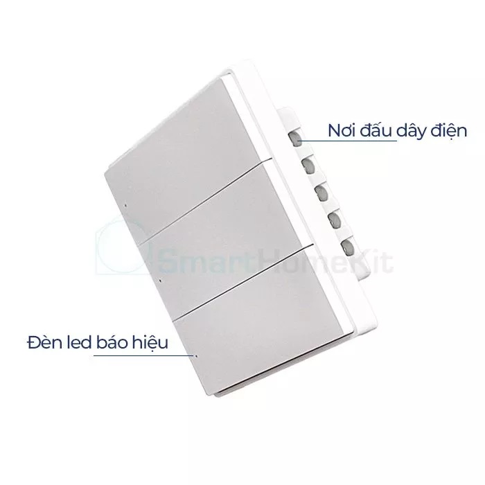 Công tắc thông minh Aqara H1 Smart Switch Zigbee 3.0 Đế Vuông Chuẩn US/UK/VN - Hàng Chính Hãng