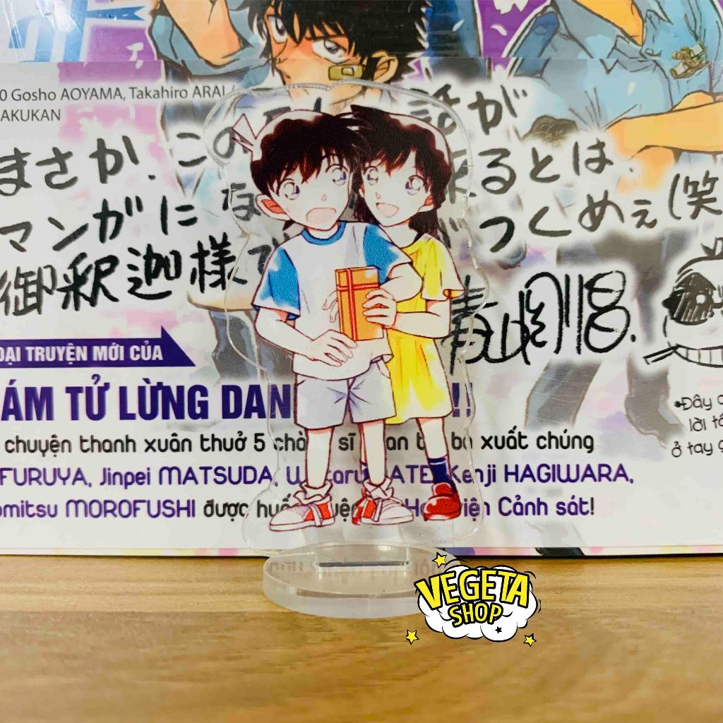 Mô Hình Tượng Standee Acrylic Mica 2 mặt cao 6,5cm - Conan Haibara Ran Mori Ayumi Mitsuhiko Genta Đội Thám tử nhí lớp 1B