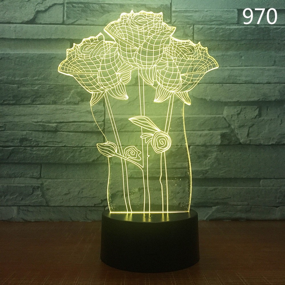 Đèn LED 3D Arcylic Với Những Hình Ngộ Nghĩnh
