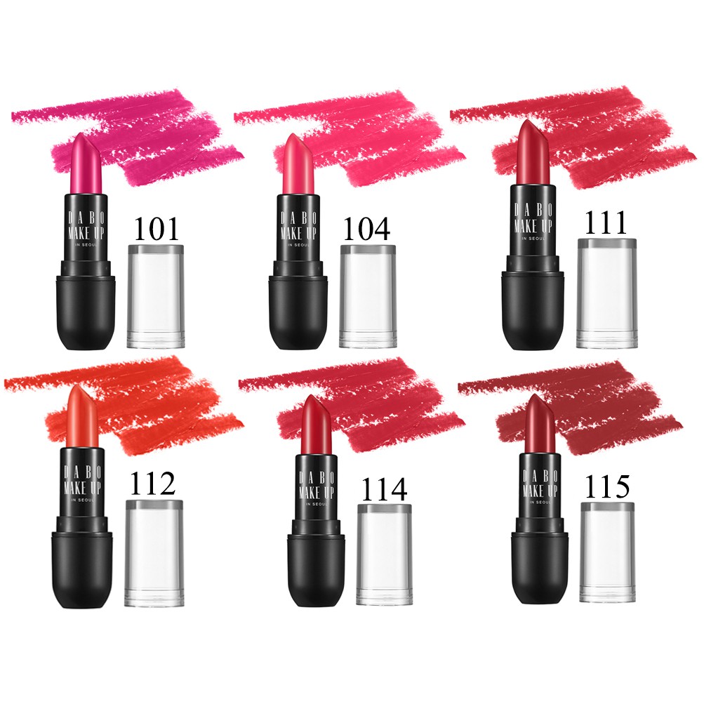 Son thỏi siêu lì nịnh môi Make Up Real RouGe Matte Hàn Quốc No.112 (Sun Shine Red) + Móc khoá