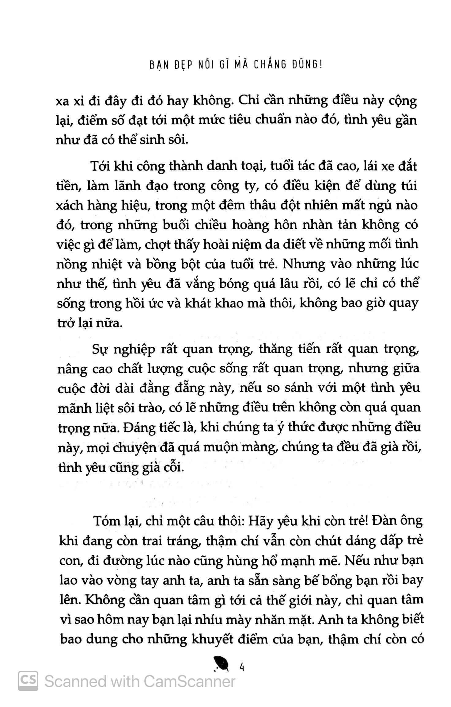 Bạn Đẹp Nói Gì Mà Chẳng Đúng