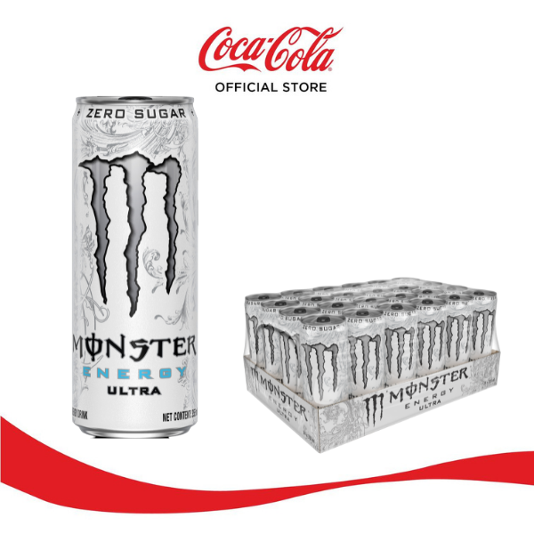 Lốc 24 Lon Nước Tăng Lực Giải Khát Tăng Lực Monster Energy Ultra 355ml/Lon Sale 4.4 Coca-Cola Official Store