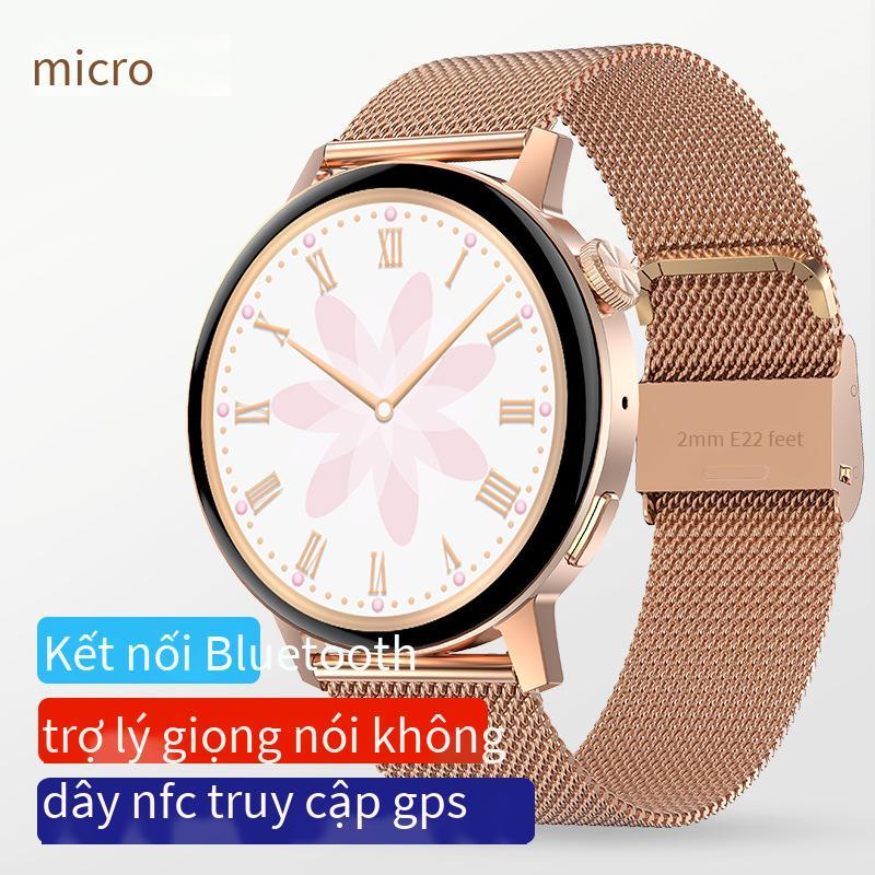 Sạc không dây DT3mini kiểu mới nhất với kiểm soát truy cập NFC giọng nói AI Thanh toán theo dõi chuyển động GPS Đồng hồ thông minh cuộc gọi Bluetooth