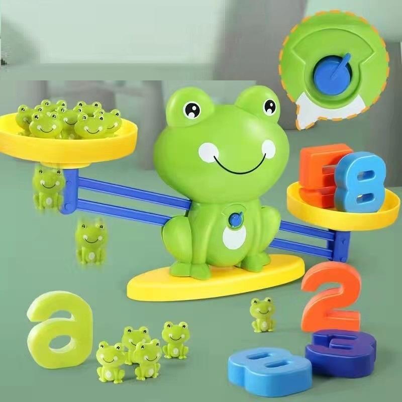 Ếch Cân Bằng Trọng Lượng Hỗ Trợ Học Toán Và Phép Tính Hiệu Quả. Đồ Chơi Giáo Dục Toán Học Cho Trẻ Em