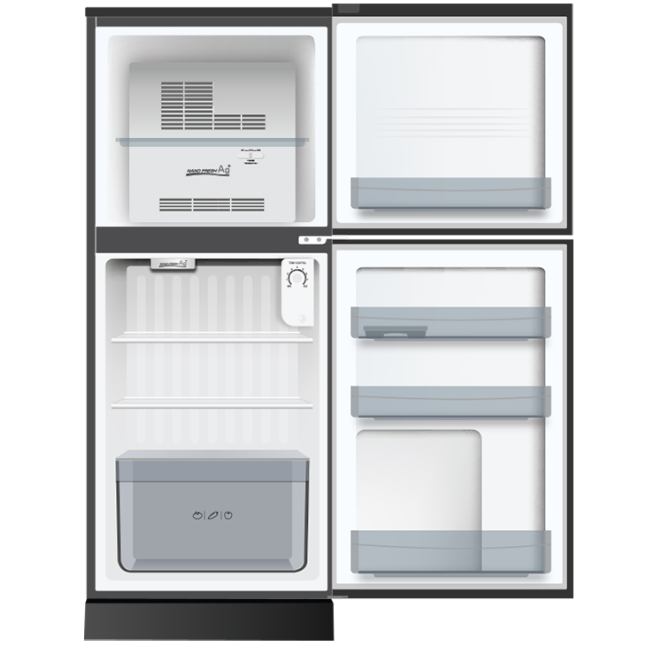 Tủ Lạnh Aqua AQR-T150FA-BS - Hàng Chính Hãng - Chỉ giao tại Hà Nội