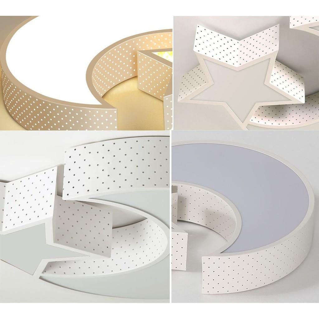 Đèn trần KINST D550mm kiểu dáng độc đáo với 3 chế độ ánh sáng hiện đại - kèm điều khiển từ xa - .