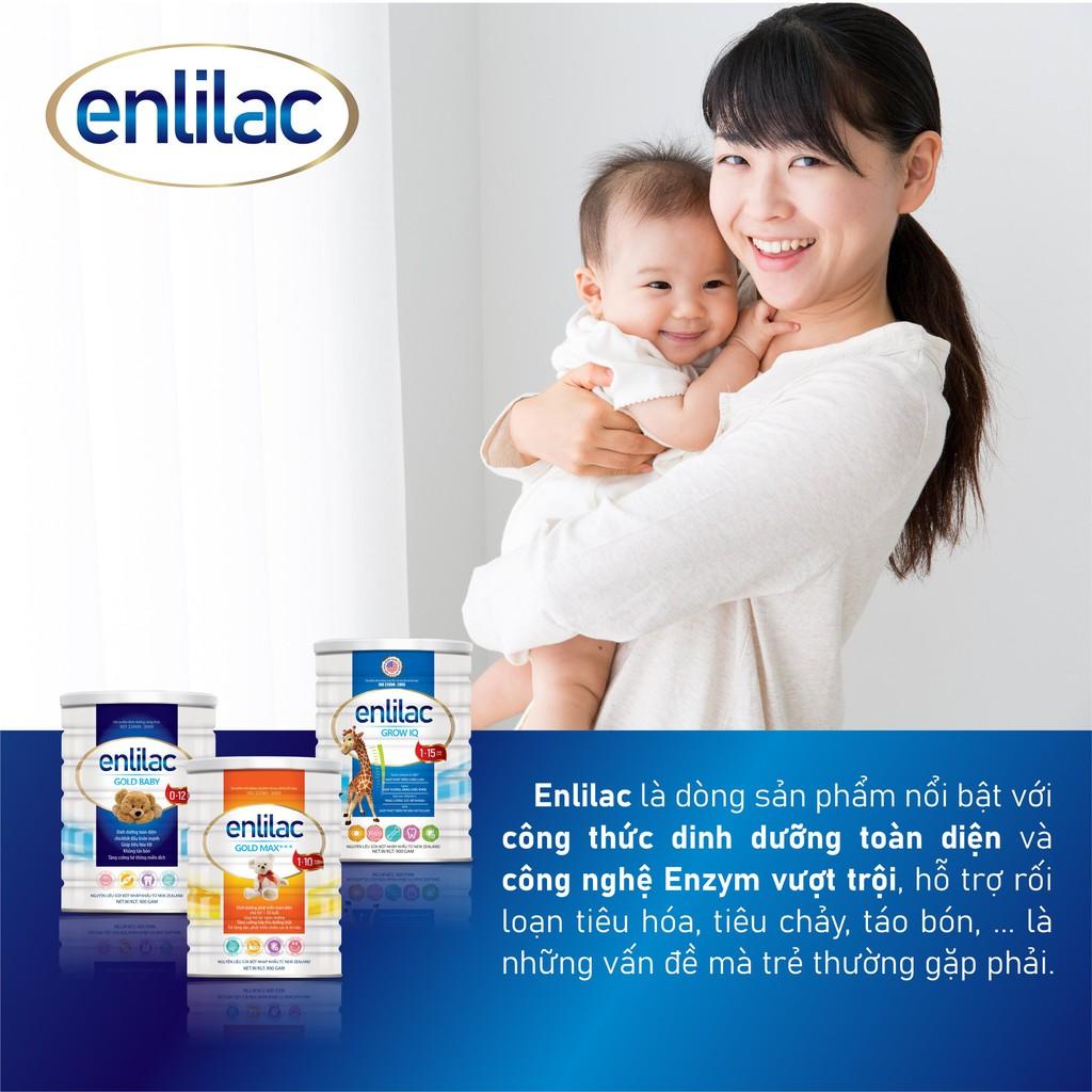 Sữa bột Enlilac Gold Baby - Hộp 400g - 900g bổ sung chất dinh dưỡng thiết yếu cho chế độ ăn hàng ngày của trẻ