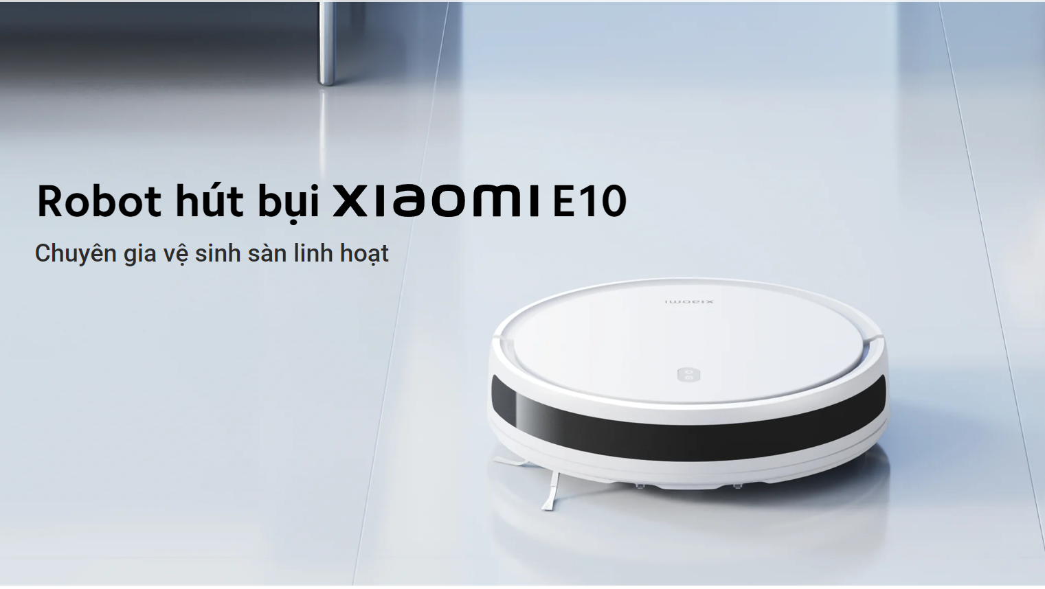Robot hút bụi lau nhà Xiaomi Robot Vacuum E10 Lực hút 4000Pa Bản quốc tế - Hàng chính hãng