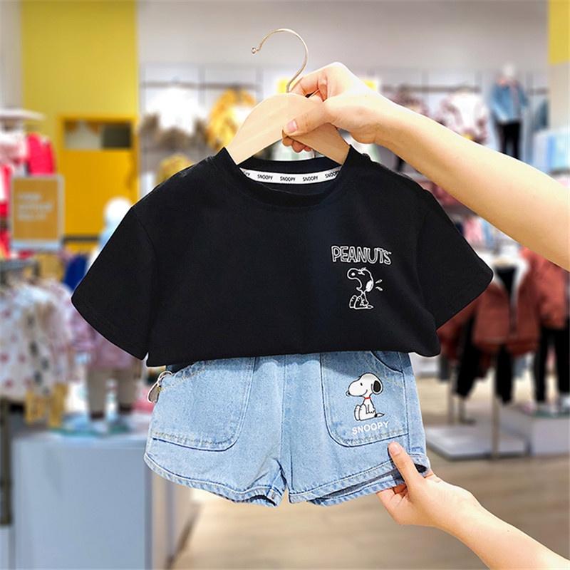 Áo Cộc Tay Hè Cho Bé Trai In Chú Chó Snopy, Áo thun trẻ em từ 1 - 5 tuổi chất cotton cao cấp - SUMO KIDS