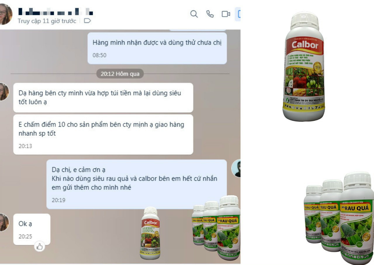 PHÂN BÓN DÙNG CHO RAU ĂN LÁ, RAU ĂN QUẢ - TO CỌNG, NỞ BỤI, MƯỚT LÁ CHAI 500ML
