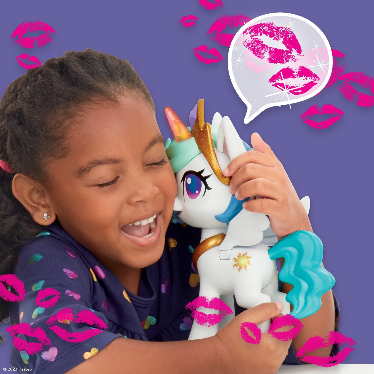 Đồ Chơi MY LITTLE PONY Công Chúa Celestia Và Nụ Hôn Nhiệm Màu E9107