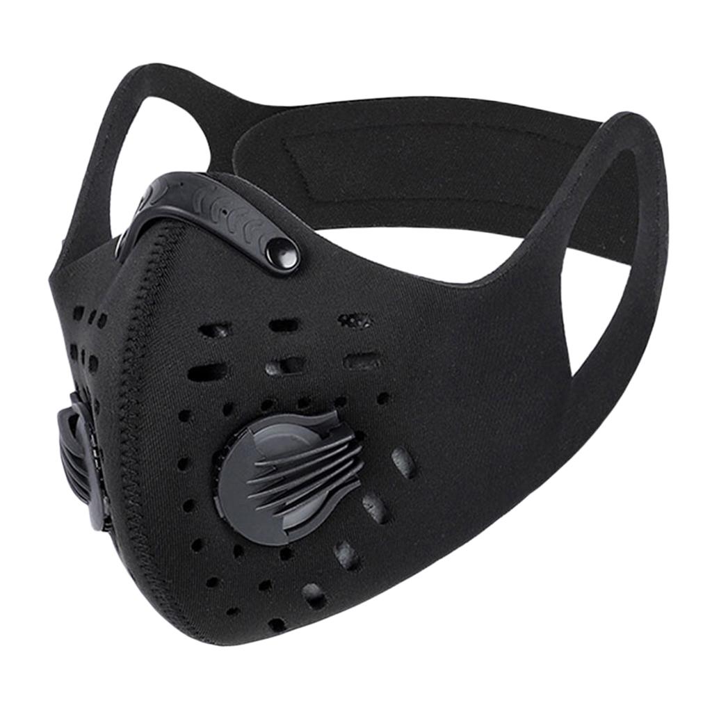 Motorcycle Cycling Half Face Mask with Filter Activated Carbon Mask