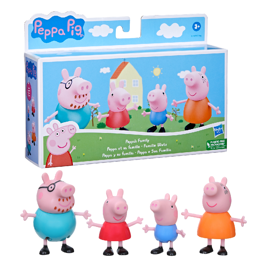 Đồ Chơi Pep Trang Phục Thường Ngày Của Gia Đình Peppa HASBRO PEPPA PIG F2190/F2171