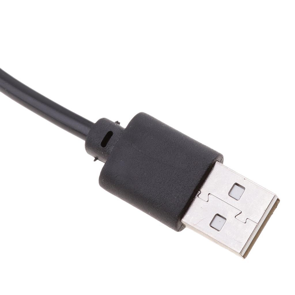 DC Power Flexible Charging Cable 2.1mmx5.5mm Durable USB A DC Power Cable