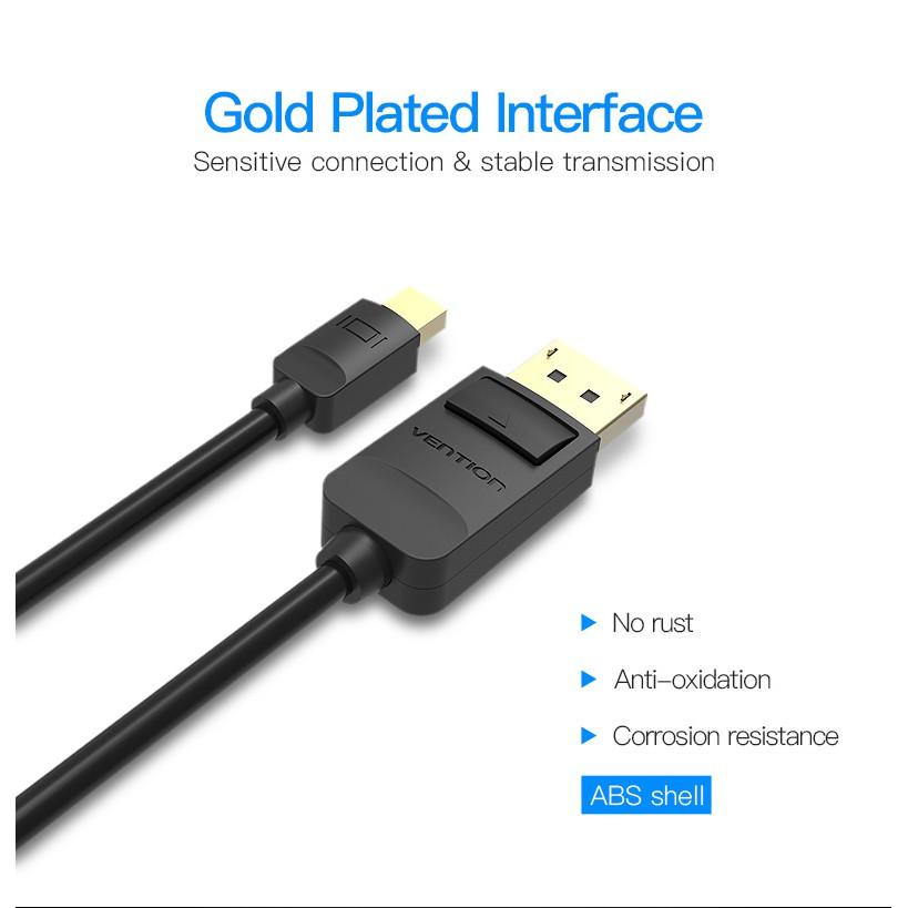 Cáp chuyển đổi Mini DisplayPort sang Displayport Vention HAAB - Hãng chính hãng