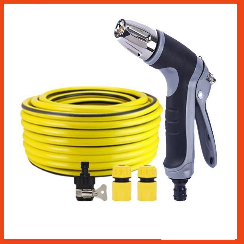 Bộ dây và vòi xịt rửa xe tưới cây tăng áp 7-10m  206817