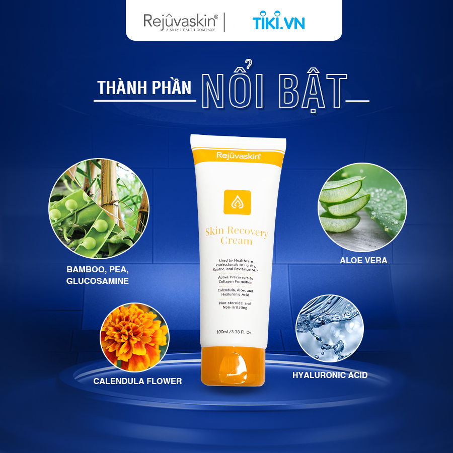 Kem Phục Hồi Da Rejuvaskin Skin Recovery Cream 100ml