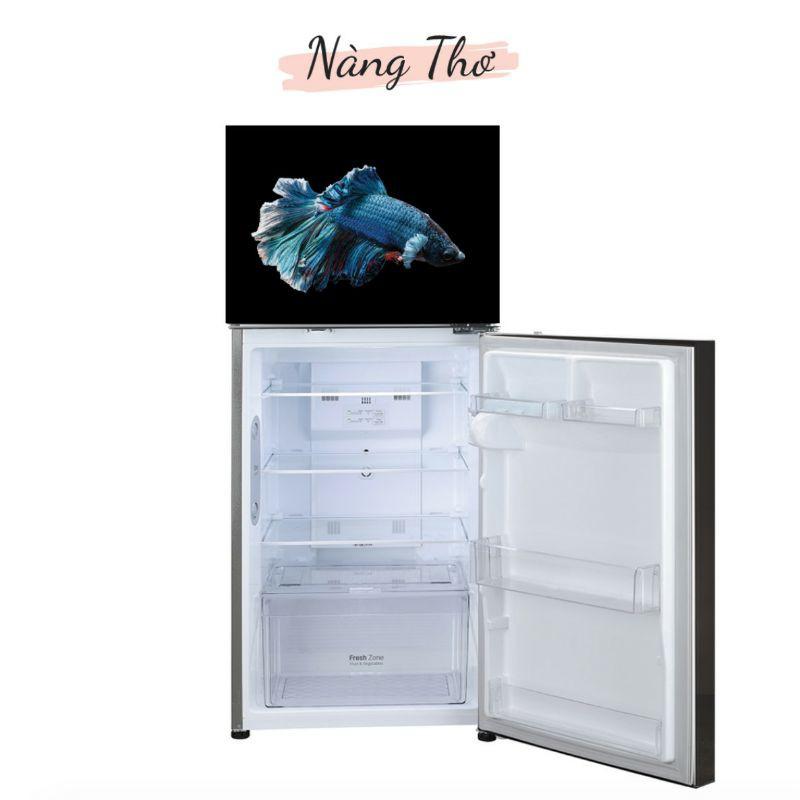 Decal dán tủ lạnh