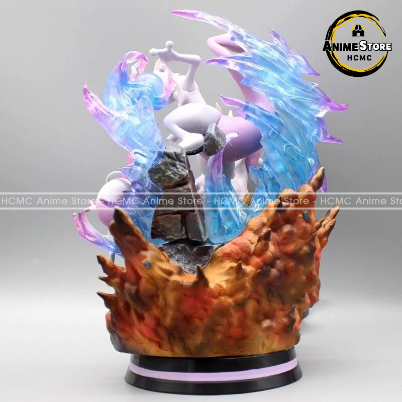 Mô hình Pokemon tiến hóa Mewtwo Mega X Y cực ngầu có LED