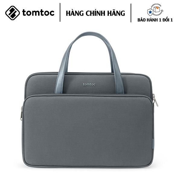 TÚI XÁCH TOMTOC BRIEFCASE PREMIUM DANHF CHO MACB 13”/14”, ULT.RABO.OK 13″ bảo vệ máy tính xách tay - HÀNG CHÍNH HÃNG
