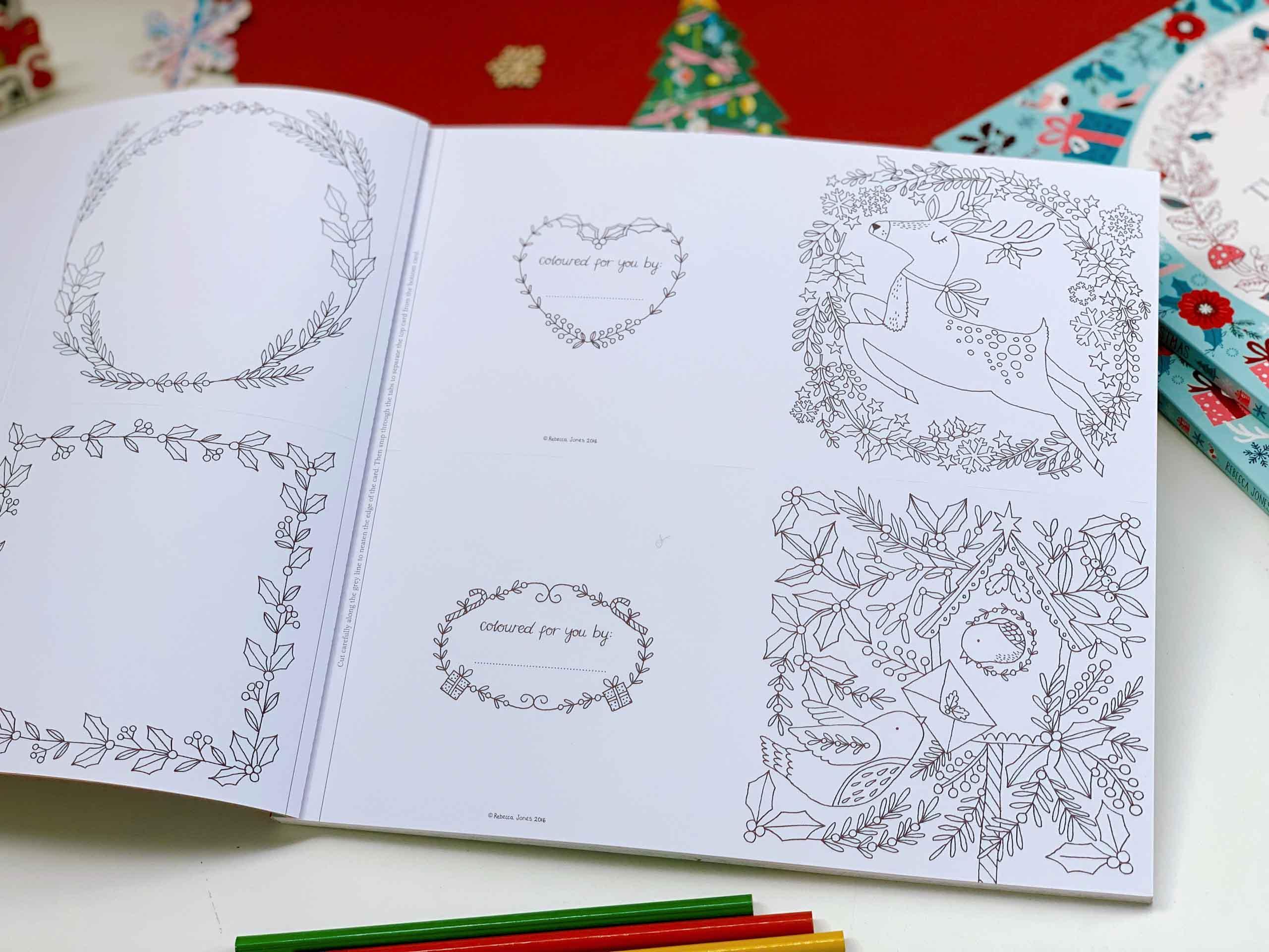 National Trust: The Colouring Book of Cards and Envelopes - Christmas