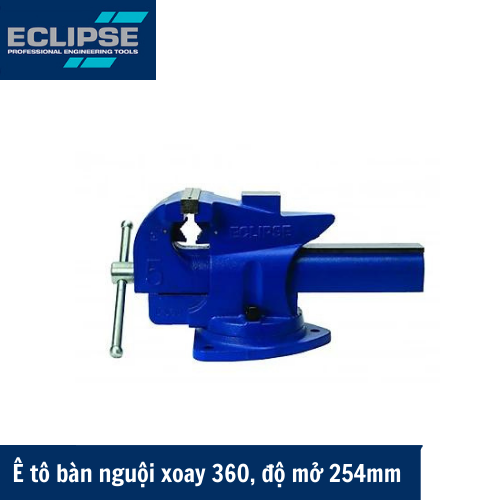 Ê tô bàn nguội xoay 360, kẹp nhanh độ mở 254mm Eclipse châu Âu