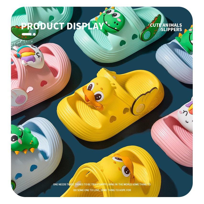 GIÀY DÉP CROCS CHO BÉ TRAI BÉ GÁI SỤC QUAI NGANG HÌNH CON VẬT SIZE TỪ 12 - 24 THÁNG - G150