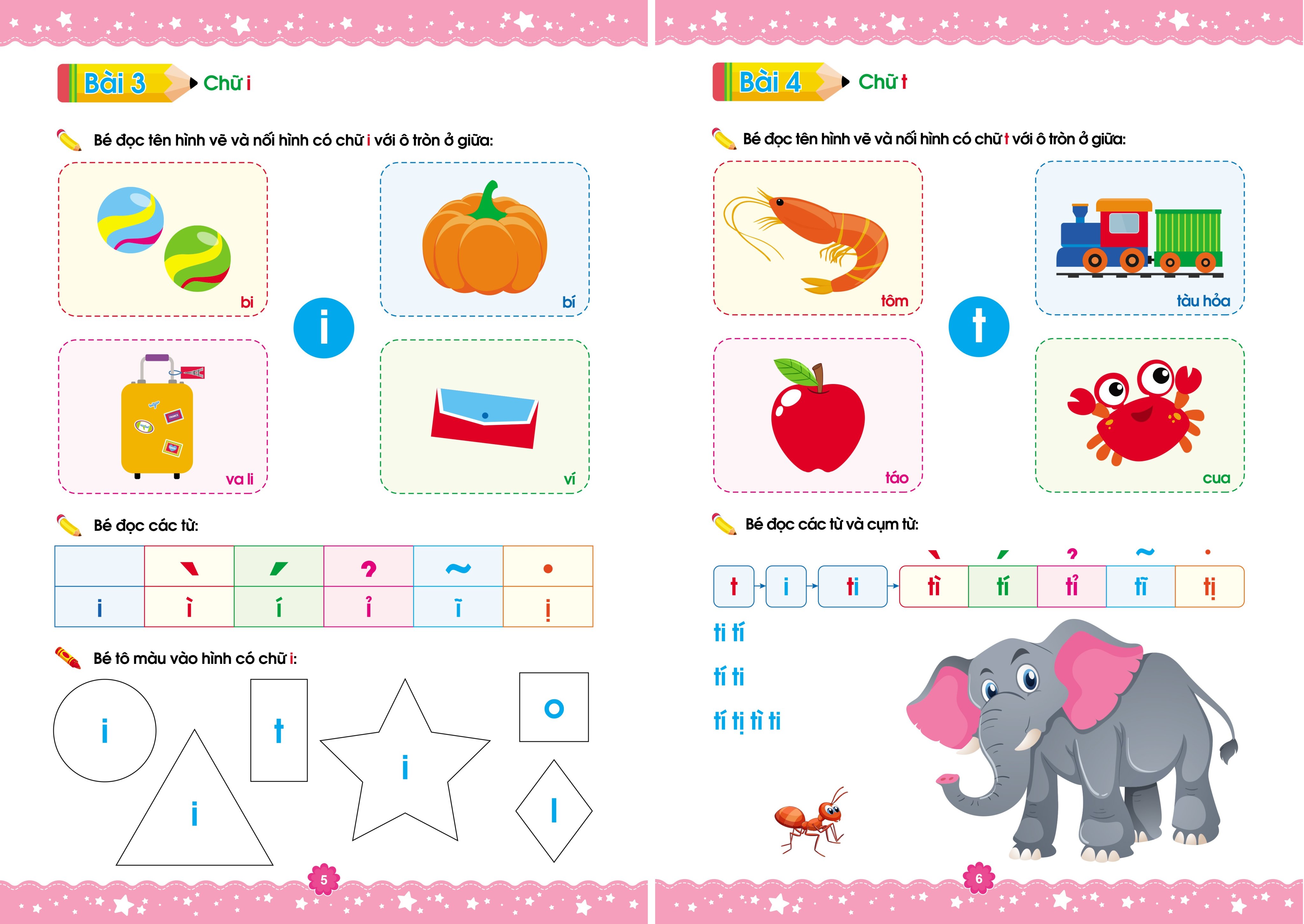 Combo "Mai con vào lớp 1" - Toán tư duy 5 - 7 tuổi, bộ 3 vở Luyện viết, sách Luyện đọc - Hành trang cho bé tự tin vào lớp 1