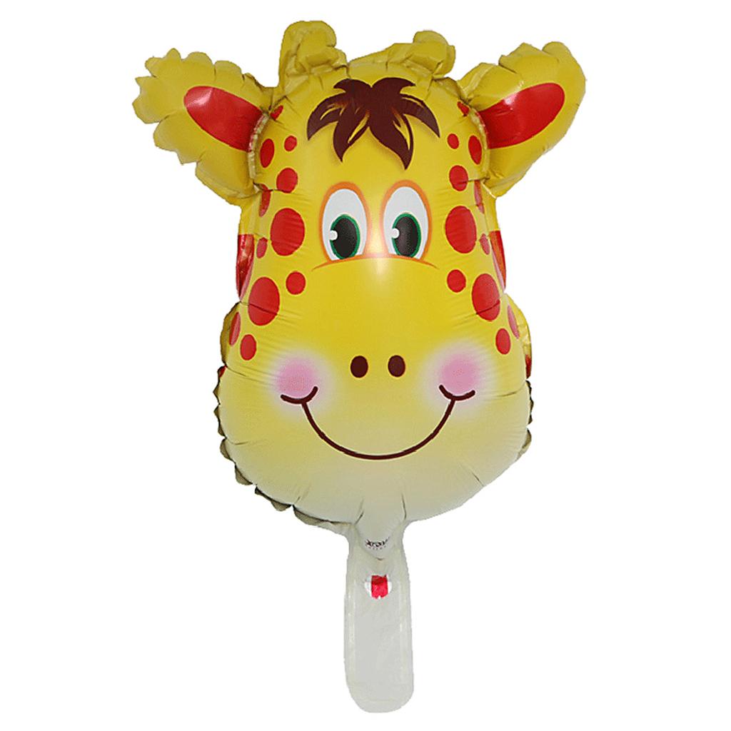 Cute Cartoon Animal Head Balloon Foil balloon for Kid Birthday Party Giraffe