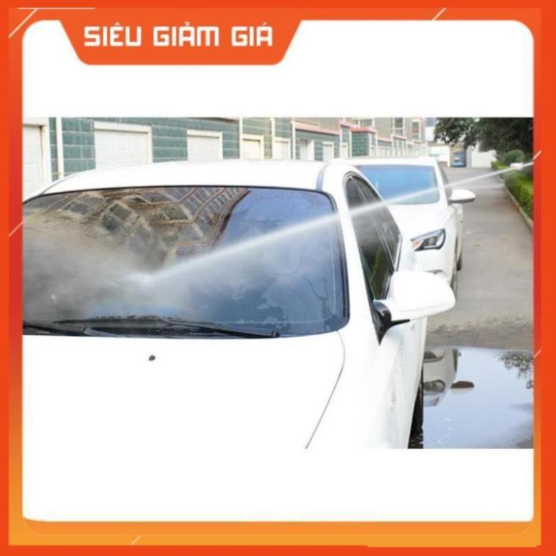 Vòi nước vòi phun nước rửa xe tưới cây tăng áp thông minh + bộ dây bơm nước cao cấp TLG 206810 đầu đồng,nối đen