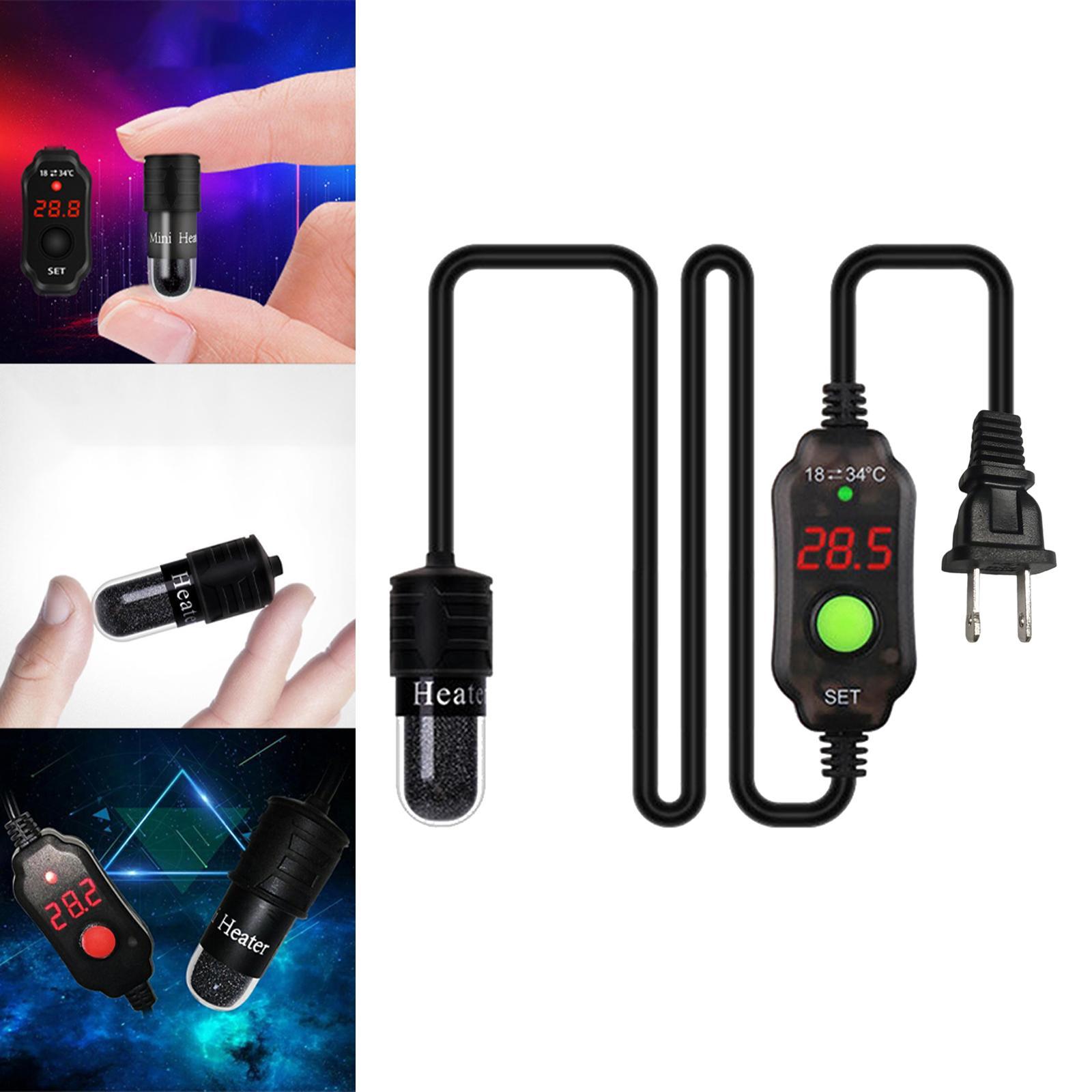 Aquarium Fish Tank Heater Submersible Thermostat Heat Rod for Betta