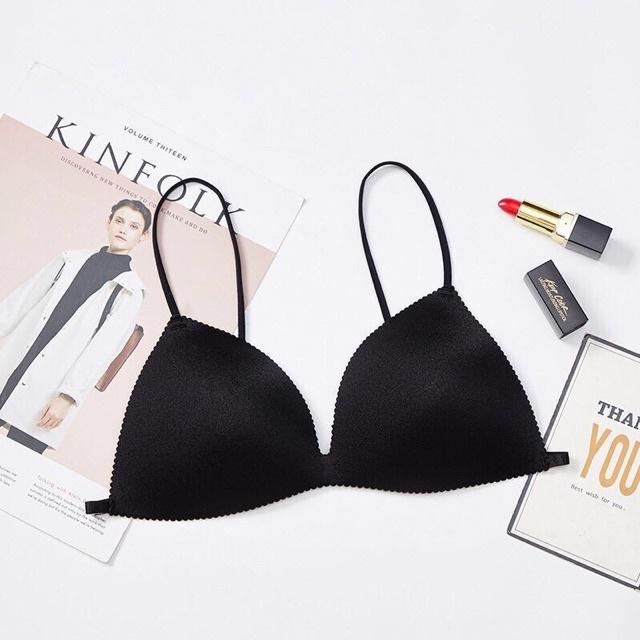 Áo Bra đúc su cài sau dây mảnh sexy 818