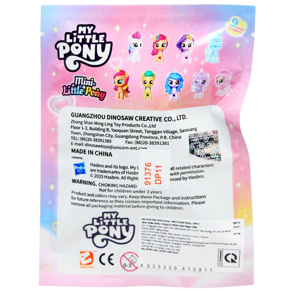 Đồ Chơi Mô Hình My Little Pony - Mini Little Pony - ToTy DP11 (Mẫu Sản Phẩm Bên Trong Là Ngẫu Nhiên)
