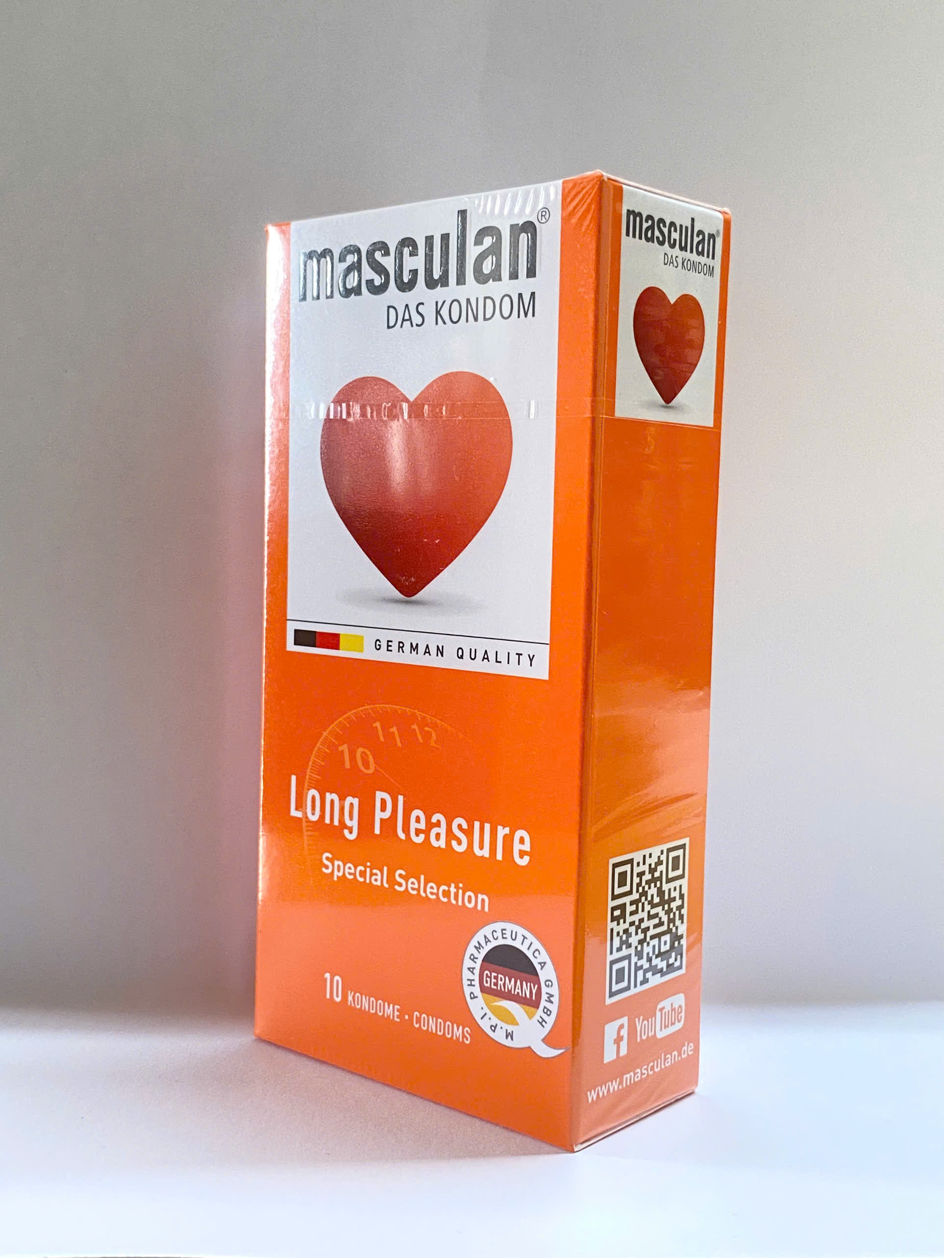 Bao Cao Su Masculan Long Pleasure Gân Gai Kéo Dài Thời Gian - 100% Chính Hãng