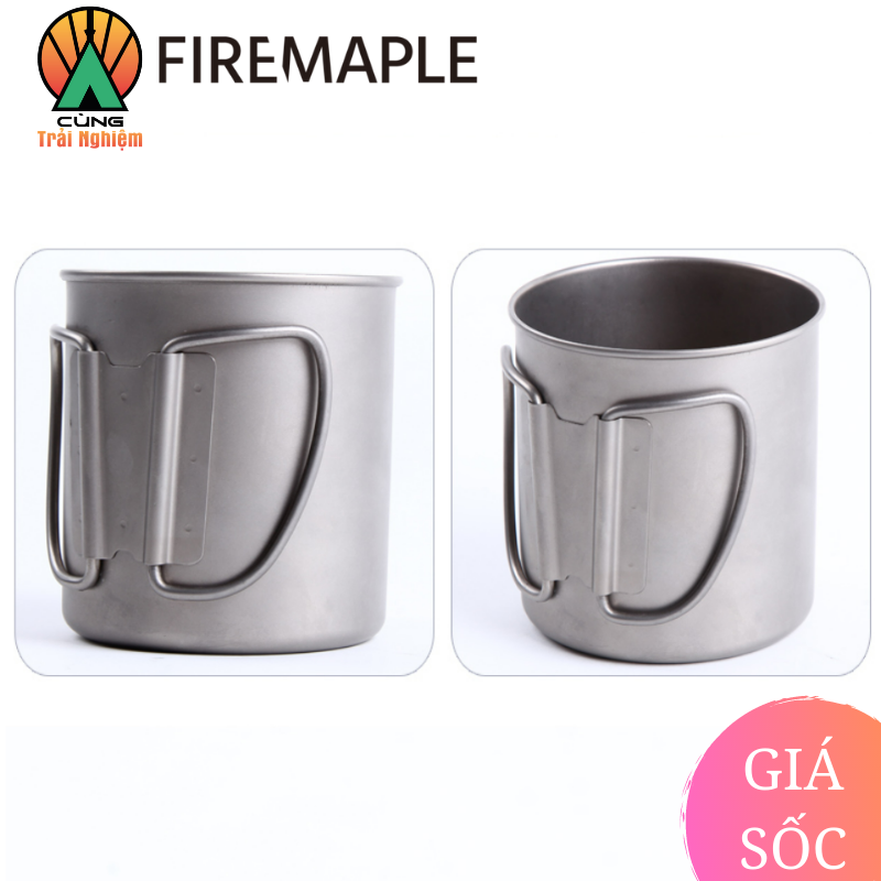 Cốc Dã Ngoại Fire Maple FMP-307 Titan Gọn Nhẹ 330ml Chuyên Dụng Cho Dã Ngoại, Cắm Trại Ngoài Trời