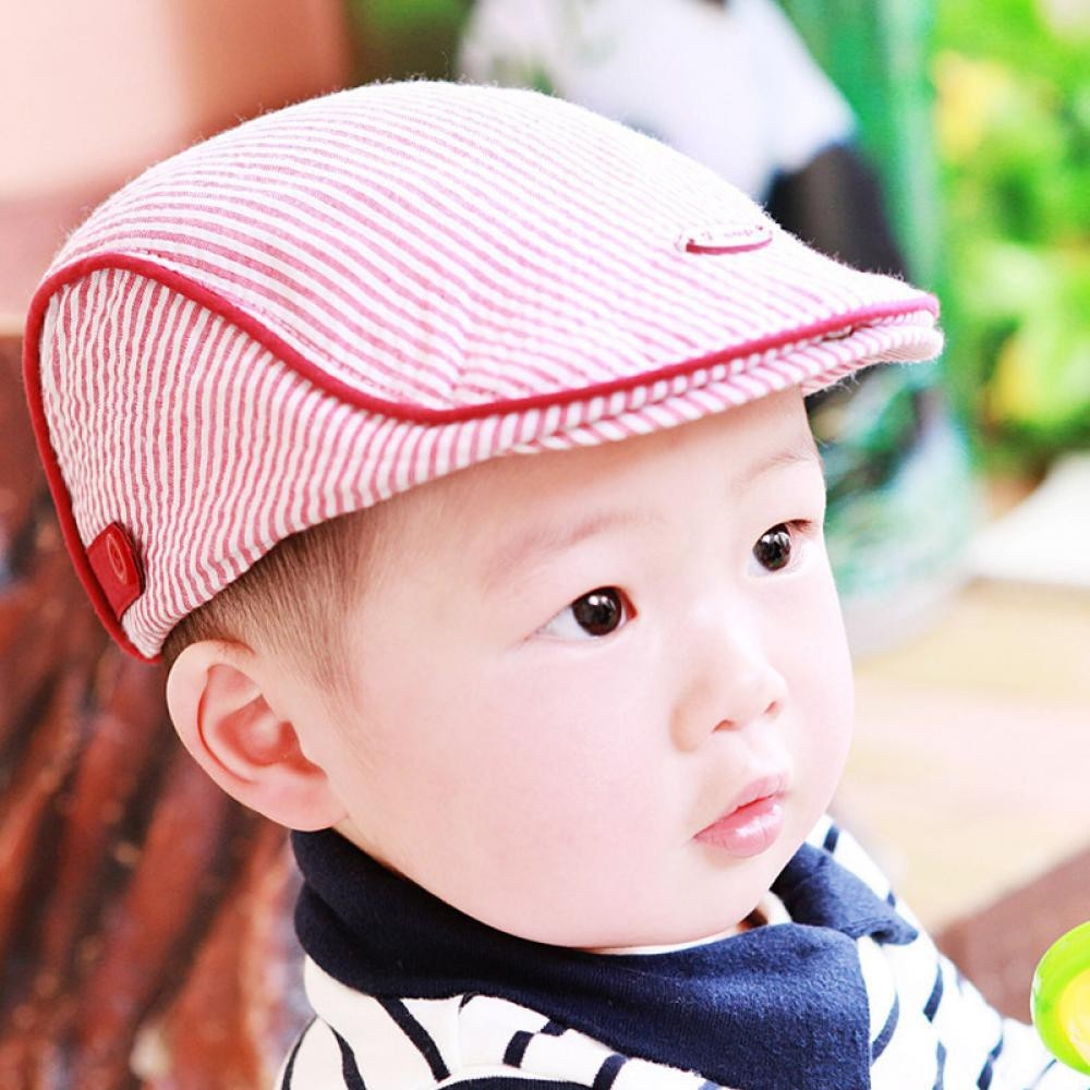Mũ nồi xinh xắn kẻ sọc cho bé từ 7 tháng đến 26 tháng tuổi