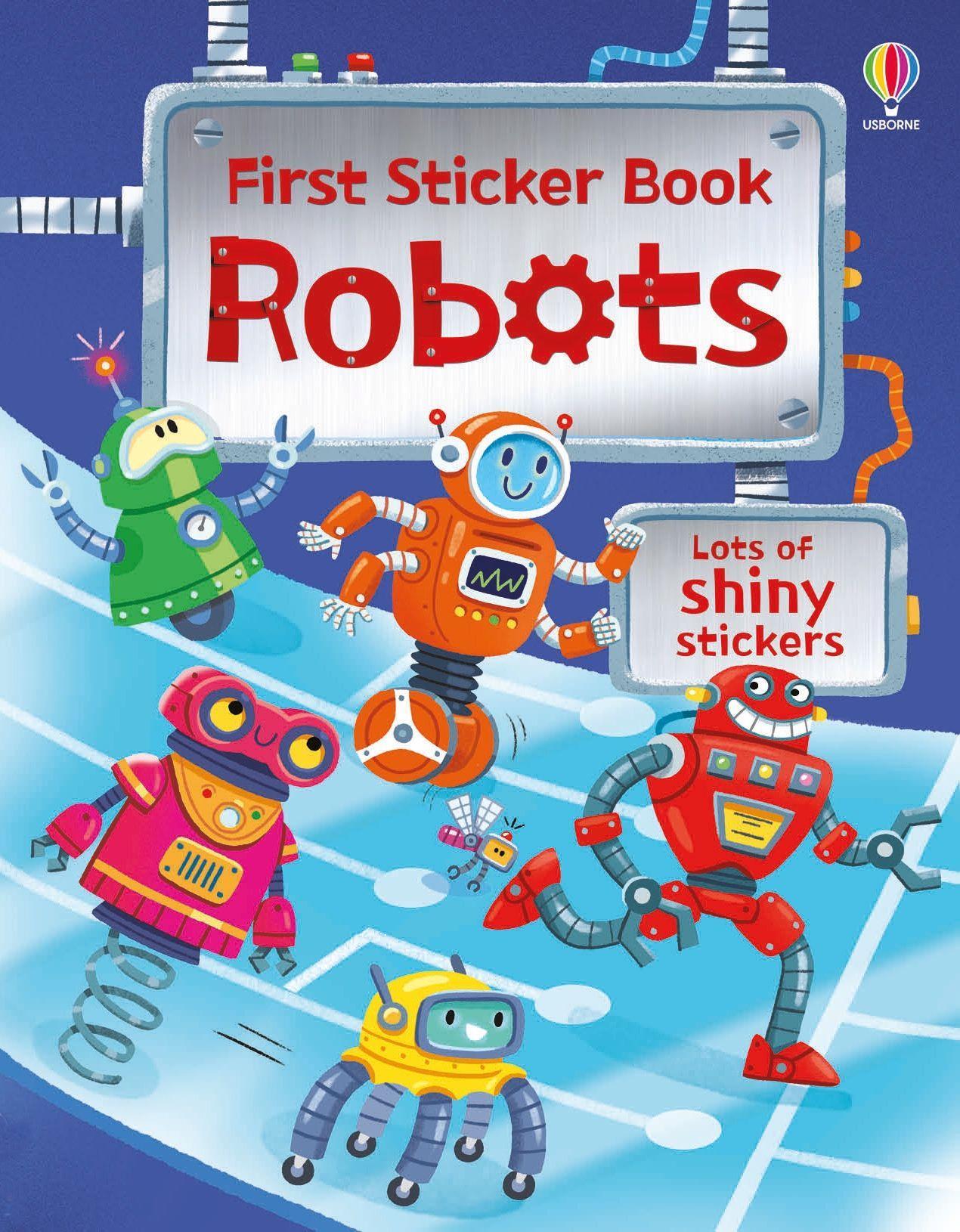Sách ngoại văn: First Sticker Book Robots