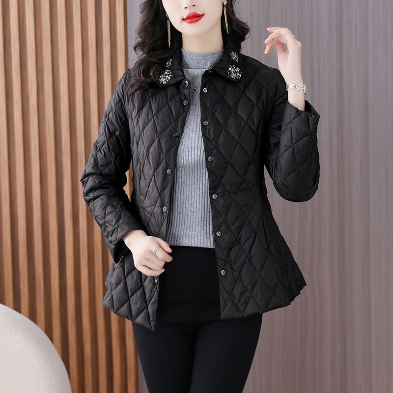 Áo Khoác Phao Đình Cườm Dáng Thon Gọn Cho Nữ AK18 - Hàng Quảng Châu Cao Cấp