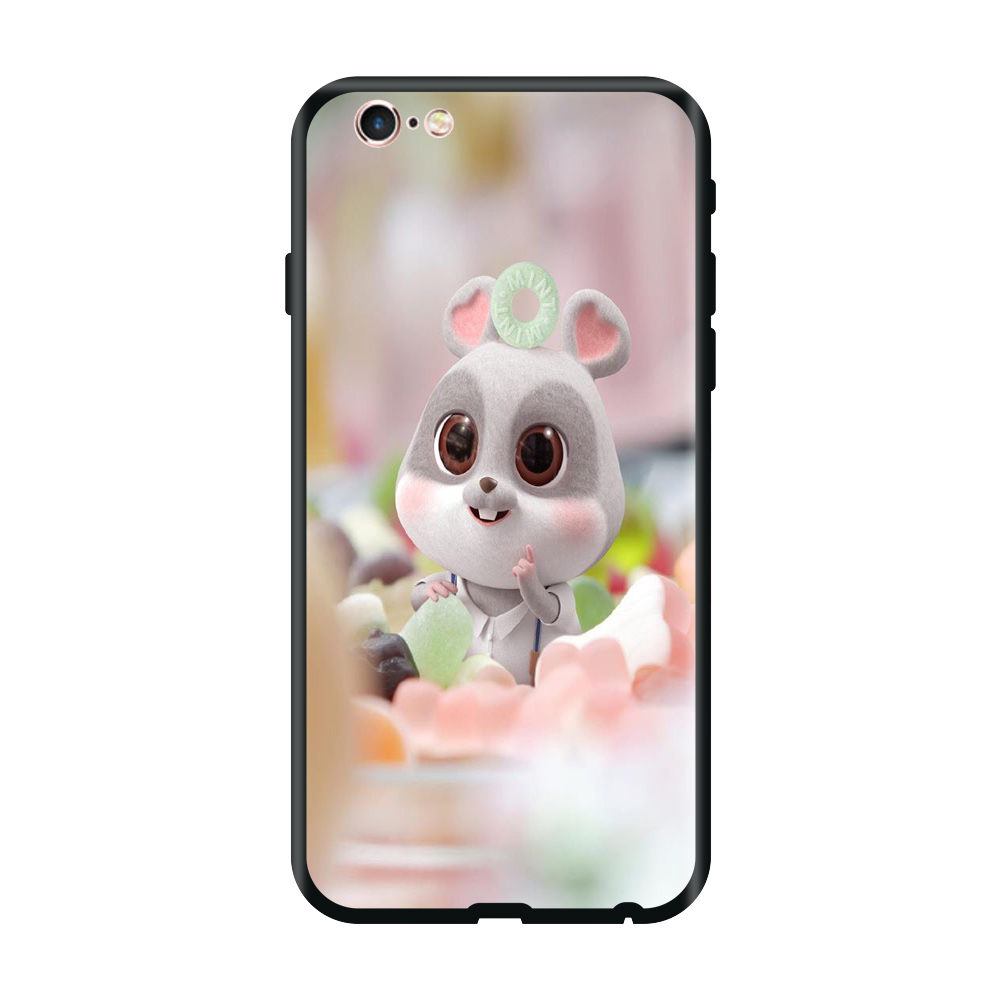 Ốp lưng TPU viền dẻo cho điện thoại IPHONE 6 PLUS/6S PLUS Hình Chuột Tết 2020 Mẫu 07