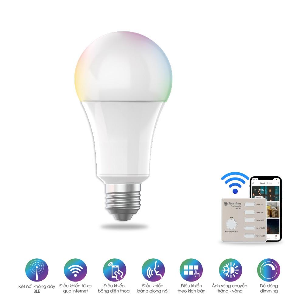 Bóng Led Bulb 9W RGB Bluetooth Rạng Đông A60.BLE.RGBCW/9W