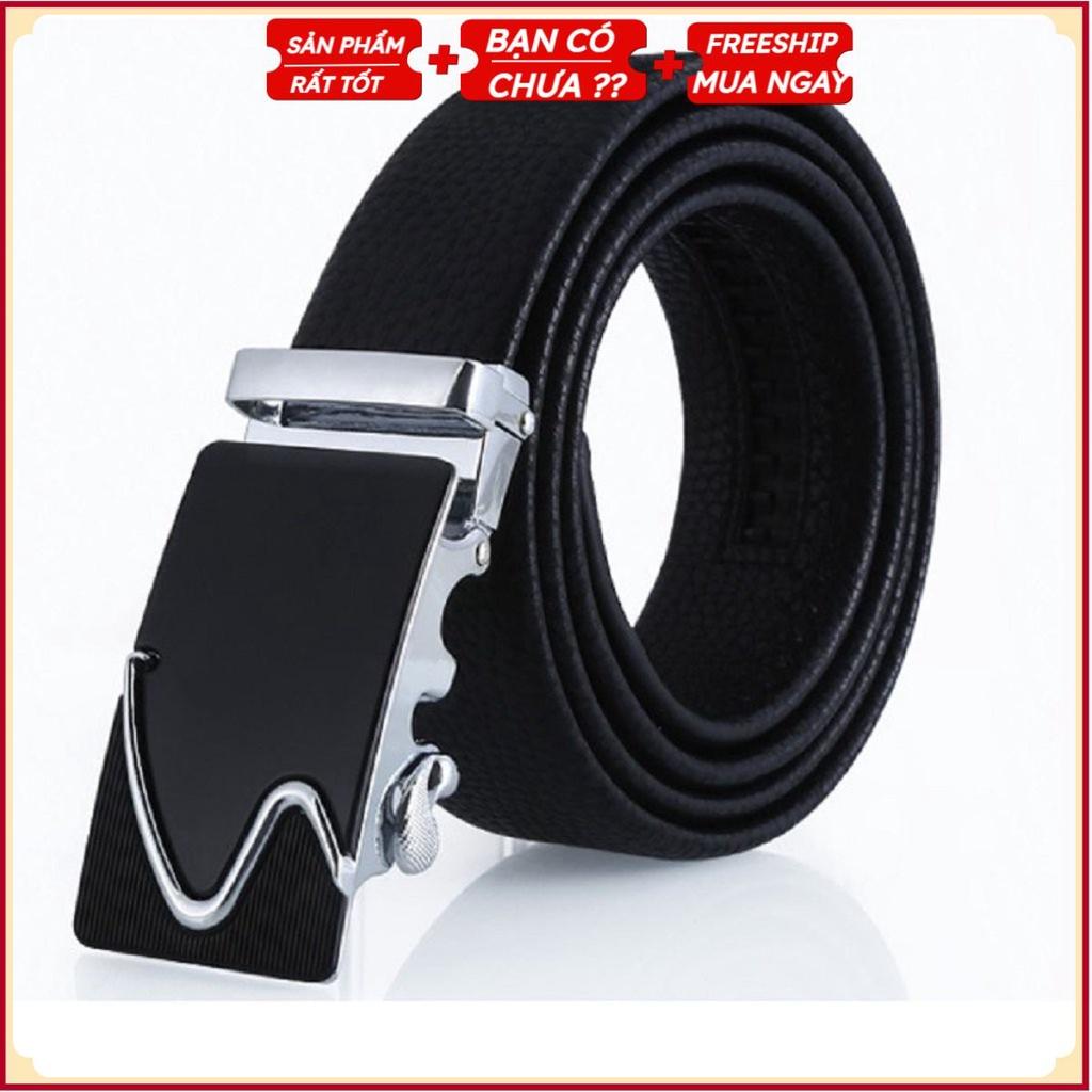 Thắt Lưng Nam Da Bò 100% Khóa Tự Động Trẻ Trung Nam Tính GC35
