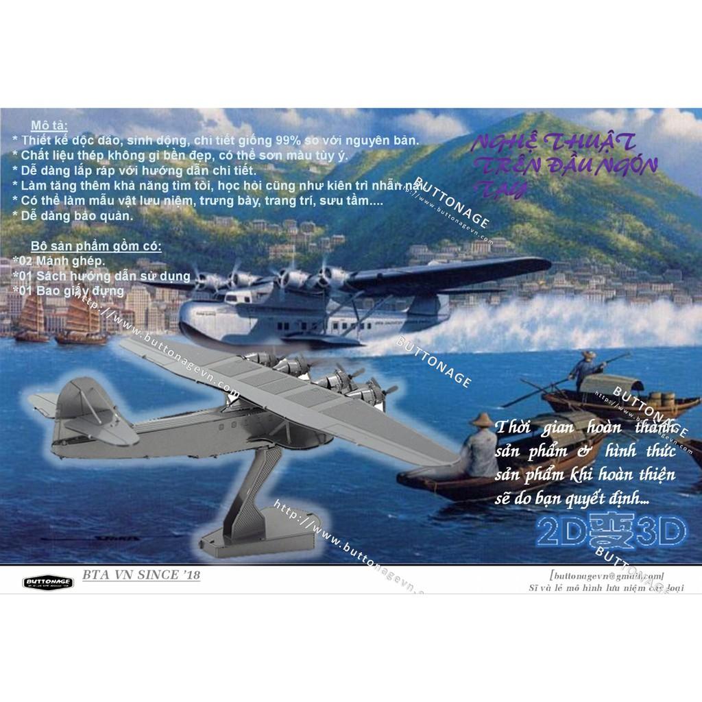 Mô Hình Lắp Ráp 3d Máy Bay Thủy Phi Cơ Martin M-130